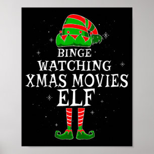 Affiche Visionnage en continu de films de Noël Elf Famille