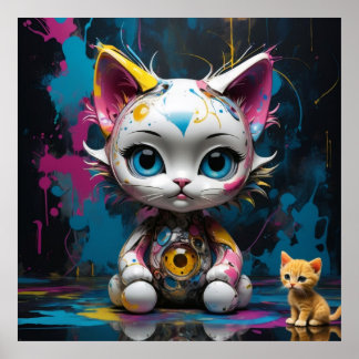 Affiche Visionnaire Kitty