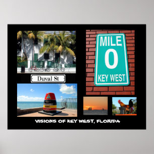 Affiche Visions de Key West, Floride
