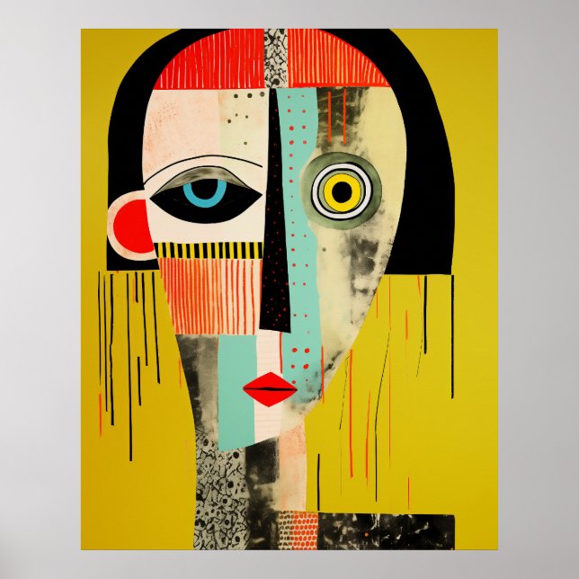 Affiche Visions de la dualité Abstraite (Devant)