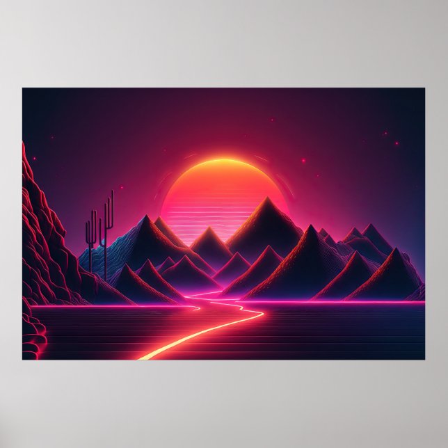 Affiche Visions vintages : Rétrofuturisme réinventé (Devant)