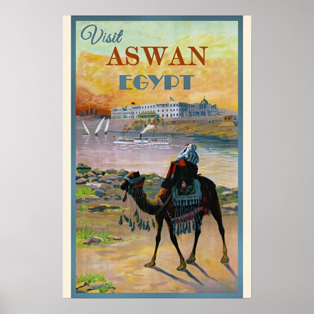 Affiche Visit Aswan, Egypt (Devant)