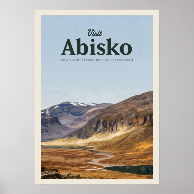 Affiche Visite d'Abisko (Devant)