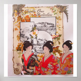 Affiche Visite de l'agence de tourisme - art du collage