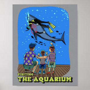 Affiche Visite de l'aquarium