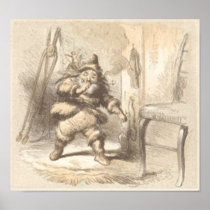 Affiche Visite de l'artiste de Saint-Nicolas F.O.C. Darley