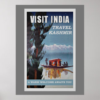 Affiche Visite de l'Inde
