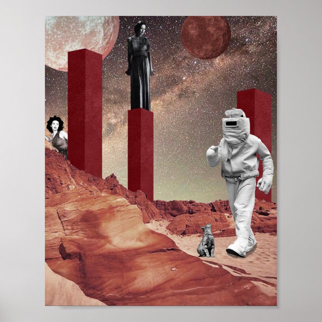 Affiche Visite de Mars (Devant)