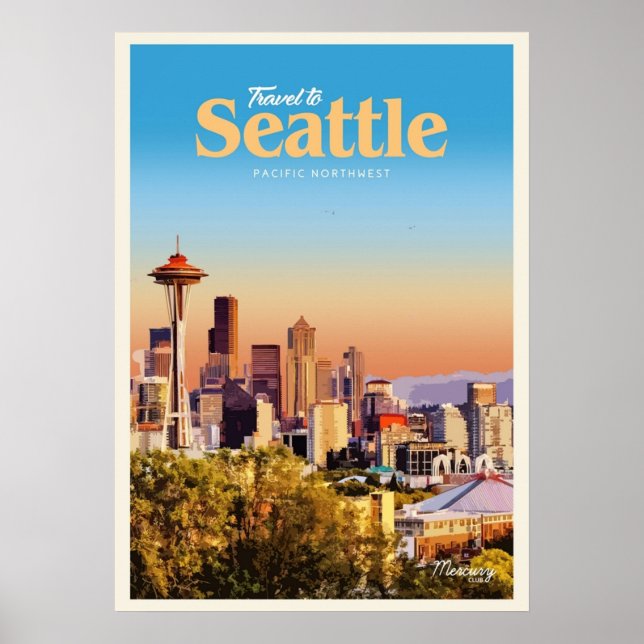 Affiche Visite de Seattle (Devant)