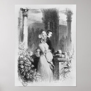 Affiche Visite du tombeau d'Heloise et d'Abelard