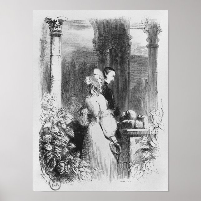 Affiche Visite du tombeau d'Heloise et d'Abelard (Devant)