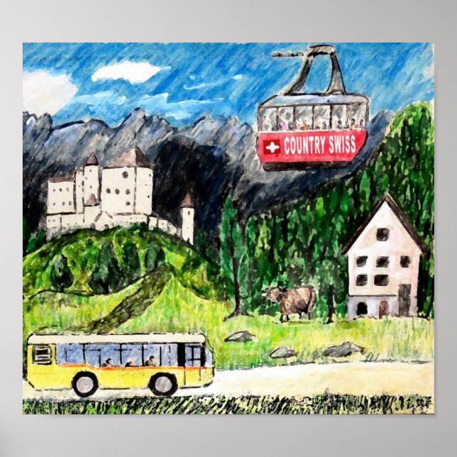 Affiche Visite en bus (Devant)