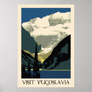 Affiche Visite Yougoslavie