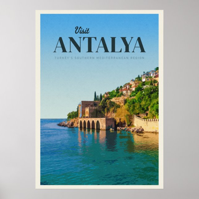 Affiche Visiter Antalya (Devant)