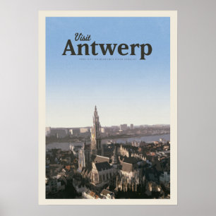 Affiche Visiter Anvers
