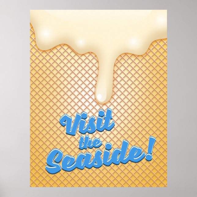 Affiche Visiter le bord de mer (Devant)