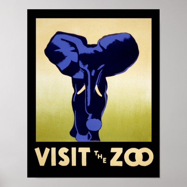 Affiche Visiter Le Zoo (Devant)