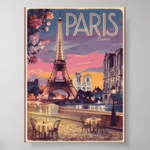 Affiche Visiter Paris