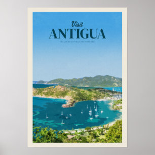Affiche Visitez Antigua