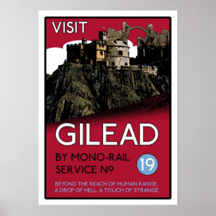Affiche Visitez Gilead La Tour Sombre