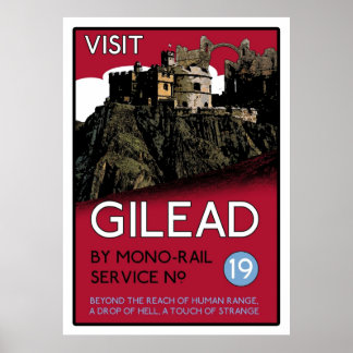 Affiche Visitez Gilead La Tour Sombre