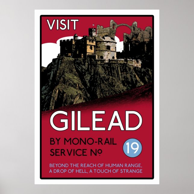 Affiche Visitez Gilead La Tour Sombre (Devant)