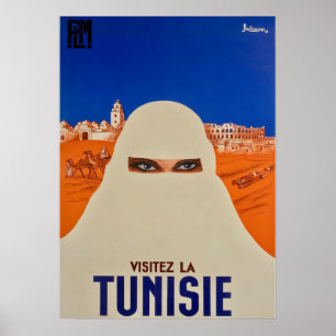 AFFICHE VISITEZ LA TUNISIE