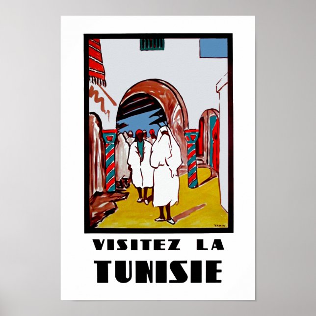 Affiche Visitez La Tunisie (Devant)