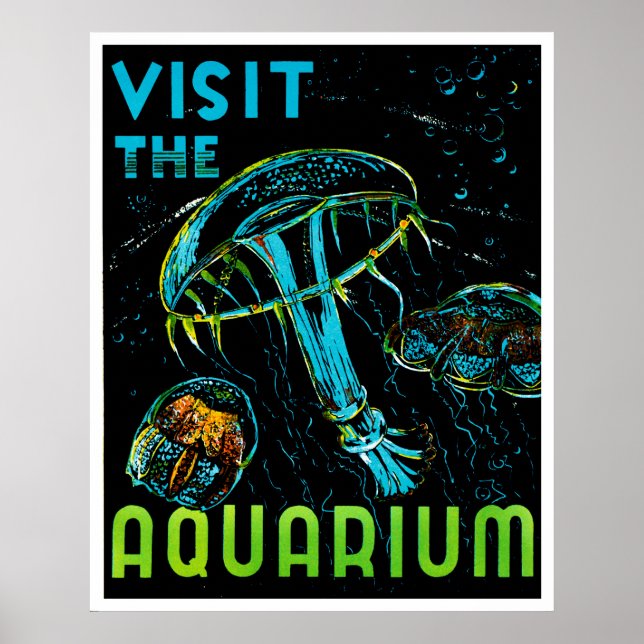 Affiche Visitez l'Aquarium WPA (Devant)