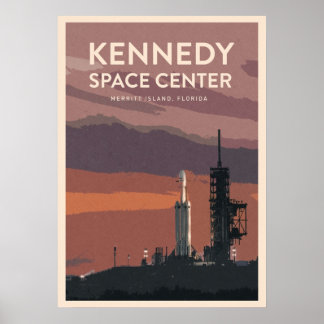 Affiche Visitez le Kennedy Space Center