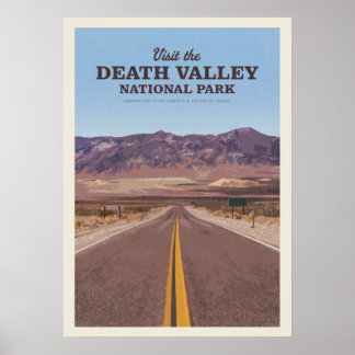 Affiche Visitez le parc national de Death Valley