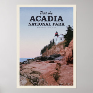 Affiche Visitez le Parc national de l'Acadie