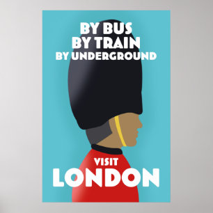 Affiche Visitez London Art print.