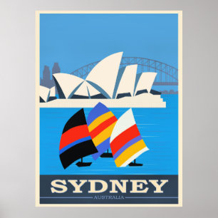 Affiche Visitez Sydney, Australie