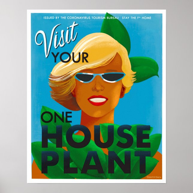 Affiche Visitez votre Plante One House (Devant)
