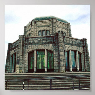 Affiche Vista House, gorge de Columbia