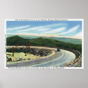 Affiche Visualiser une courbe de balayage de la route comm
