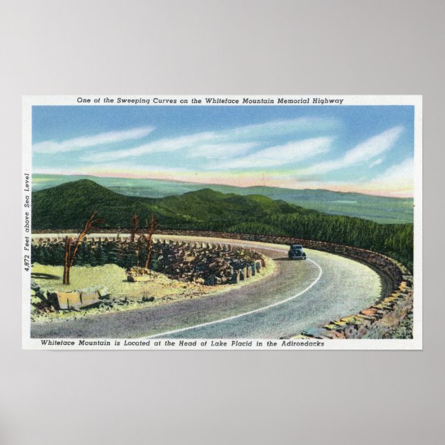 Affiche Visualiser une courbe de balayage de la route comm (Devant)