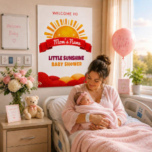 Affiche Visuel mural pour chambre de bébé au lever de sole