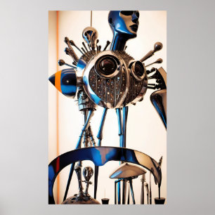 Affiche Vitesse, Beauté, Automatisme - Art Surréaliste de 