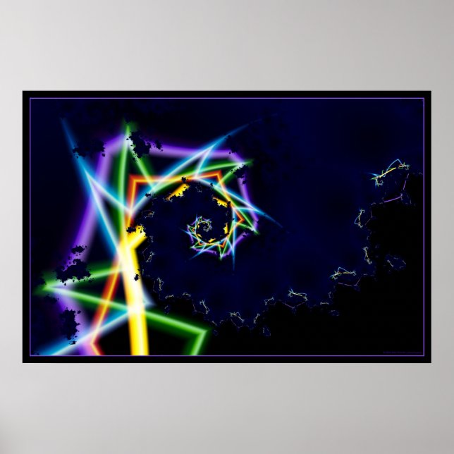 Affiche vitesse de distorsion néon 2 (Devant)