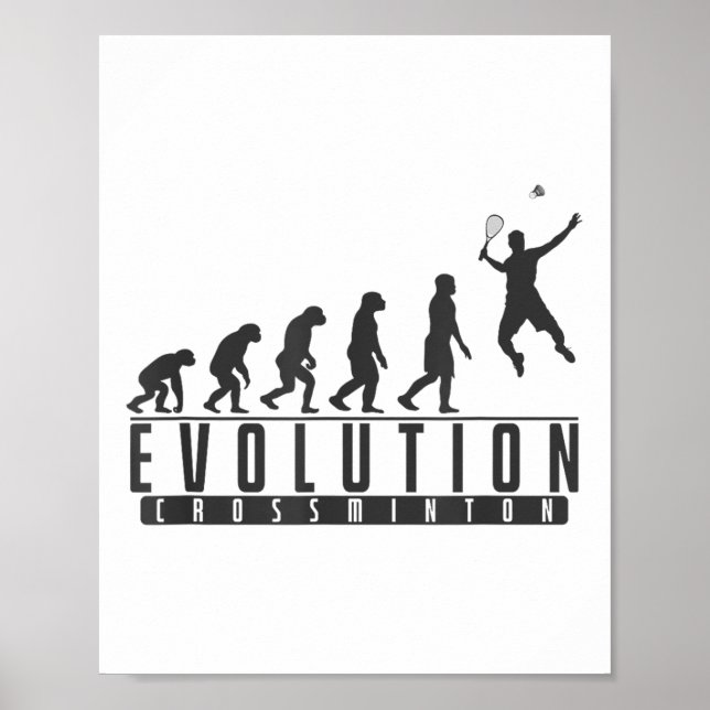 Affiche Vitesse d'évolution de Crossminton (Devant)