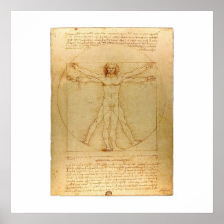 Affiche Vitruvian Man