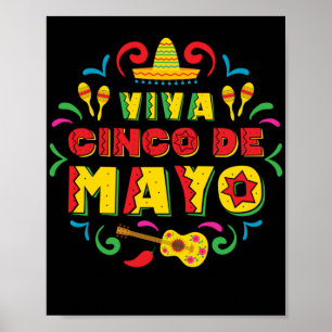 Affiche Viva Cinco De Mayo Cinco De Mayo