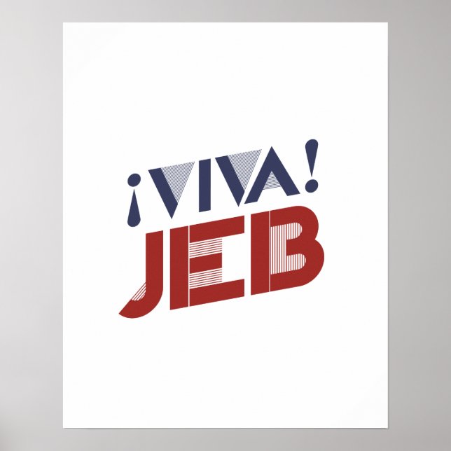 Affiche Viva Jeb 2016 (Devant)