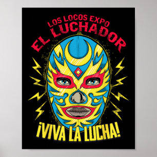 Affiche Viva La Lucha Mexico Black Women Cinco De Mayo Mex