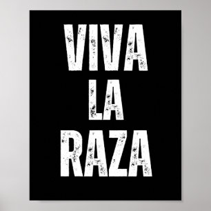 Affiche Viva La Raza Droits de l'Immigration Anti Trump 20