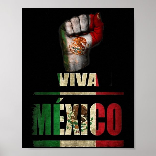 Affiche Viva Mexico Cabrones And Christmas Mexico Women Ki (Devant)