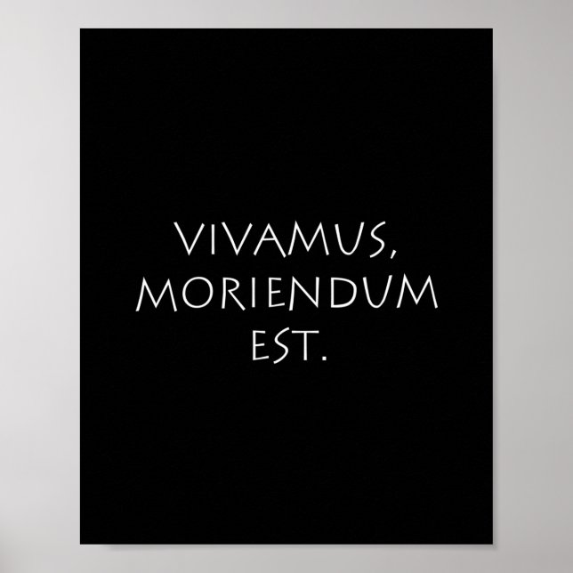 Affiche Vivamus Moriendum Est (Devant)