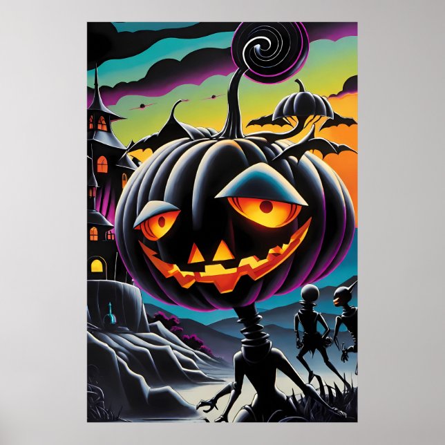 Affiche Vive la Chose-Citrouille - Art de Ken Gage (Devant)